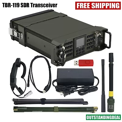 TBR-119 Professional SDR Transceiver Manpack Radio With Bluetooth GPS Module Os6 • $2142