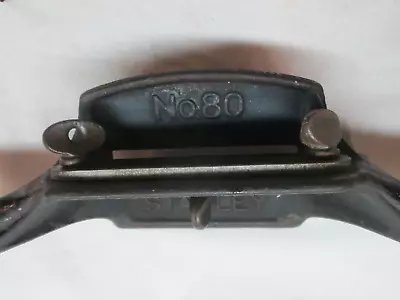 Vintage Stanley No 80 Scraper  NICE! ~ NO BLADE ~ • $50.57