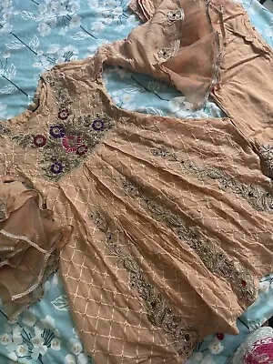 Asian Pakistani Indian Wedding/party Wear Dress • £14