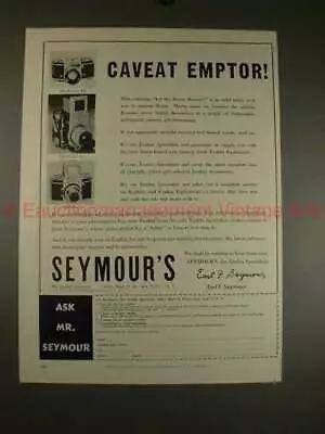 1956 Exakta VX 66 And Exa Camera Ad - Caveat Emptor!! • $19.99