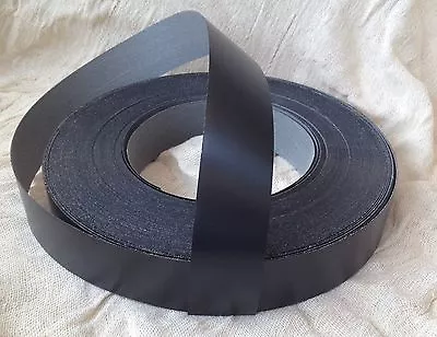 Black Pre Glued Melamine Iron On Edging/Tape 19mm22mm30mm45mm48mm50mm • £4.92