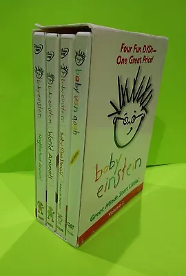 Baby Einstein 4-Pack Vol. 2 (DVD 2003 4-Disc Set) Rare  • $24.99