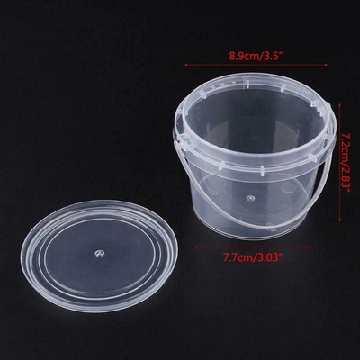 $5.93 • Buy Portable Slime Storage Container Barrel Foam Ball Organizer For Light Clay Foam