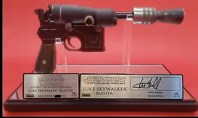 Mark Hamill Signed Master Replicas Star Wars Luke Skywalker Blaster ESB SW-169LE • $6475