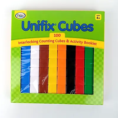 Unifix Cubes Set (100 Pack) Basic Colors By Didax Educational Resources • £5.78