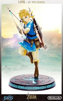 First4Figures Zelda 10  Link Breath Of The Wild PVC Statue Damaged Box • $123.93