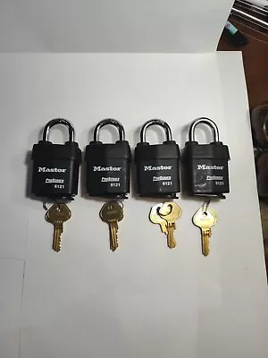 Master Lock Proseries 6121KA Padlock Keyed Alike Standard Shackle Rectangular Ne • $65