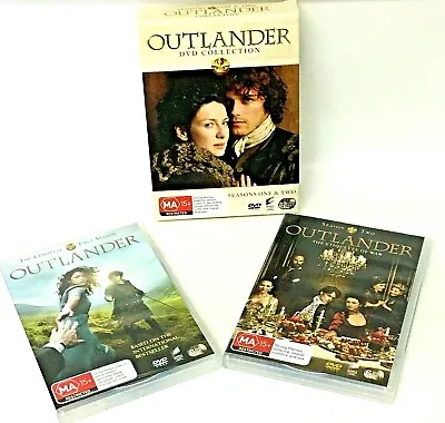 $27.95 • Buy Outlander Collection Complete S1 & S2 DVD Box Set R2 & R4 12 Disc Lot Pro-Clean