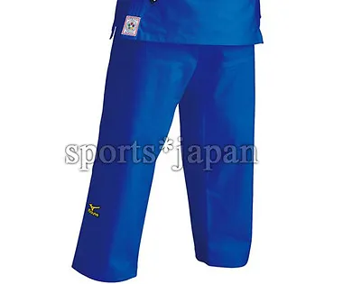 Mizuno JAPAN Judo Gi Blue Pants Judogi New IJF Official Approved 22JP5A1527 • $101.62