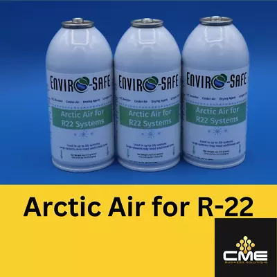 Arctic Air For R22 AC GET COLDER AIR Envirosafe (3) Cans • $69.99