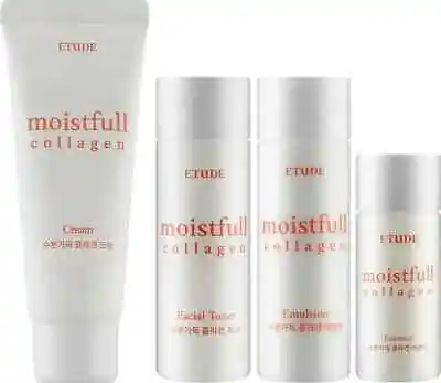 Etude House Moistfull Collagen Skin Care Kit Set 4 Items Korean Cosmetics • $15.50