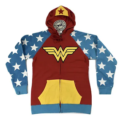 DC Comics Womens Wonder Woman Costume Cosplay Hoodie NWT S • £14.24