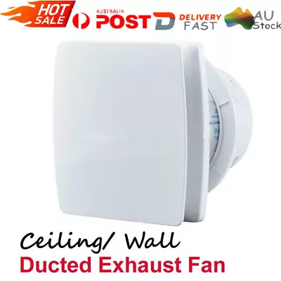 6 Inch 220V Exhaust Fan Low Noise Ventilator Hotel Wall Silent Bathroom Kitchen  • $42.68