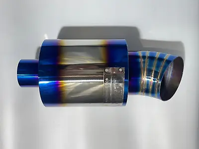 Titanium Blue Burnt Exhaust Mufflers Light Weight N1 X2 Honda Acura JDM NA • $263.15