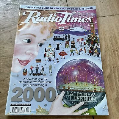 Radio Times.  New Millennium. 31 Dec 1999- 7 Jan 2000.  Midlands • £0.99