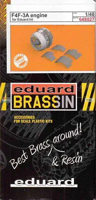 EDU648827 1:48 Eduard Brassin PRINT - F4F-3A Wildcat Engine (EDU Kit) • $54.49