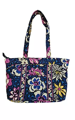 Vera Bradley Floral Get Carried Away Tote Handbag Quilted 15  X 9.5  Multicolor • $34
