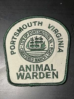 Vintage Portsmouth Virginia Animal/Game Warden Patch  • $10.10