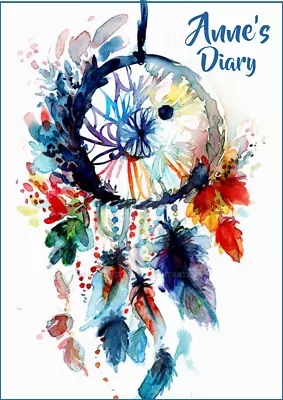$22.95 • Buy 2023-2024 Financial Year Diary Personalised With Your Name Dreamcatcher A5