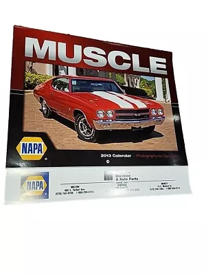 Muscle Car Vintage Calendar 2013 NAPA • $17.98