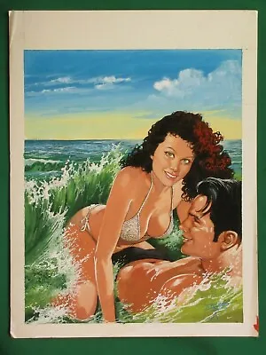 Sexy Bikini Beautiful Babe Breasts Fuego De Juventud 15 Mexican Cover Art Signed • $199.99