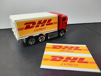 DHL Express- 2 Stickers-fits Hot Wheels/ Matchbox/ 1/64 Trucks-Custom Trailer • $5
