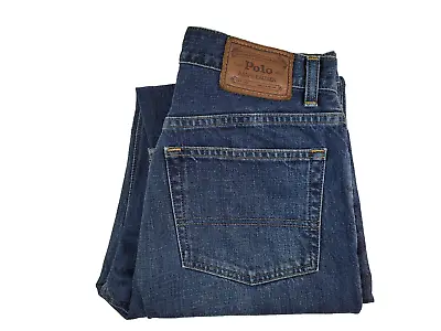 Polo Ralph Lauren Men's Size Tag 30x30 Classic 5 Pocket Denim Blue Jeans • $24.99