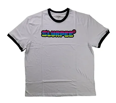 Slurpee Ringer Tee Bright Neon Logo Retro T-Shirt 2023 Edition 7-11 7-ELEVEN • $16.99
