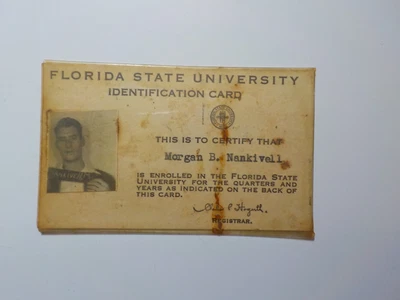 $0.01 • Buy WWII Photo ID Marine Florida State University Morgan Nankivell VTG War USMC WW2