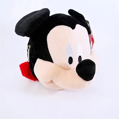 Mickey Mouse Head Plush Shoulder Bag | Mickey Mouse Plush Bag For Kids • $9.99