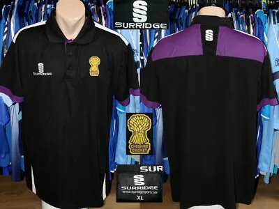Cheshire County Cricket Club Surridge Polo Style Shirt Jersey Maillot Trikot • £14.40