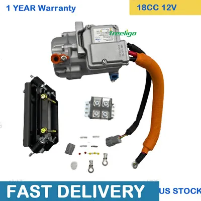$599.99 • Buy 12V 18CC Electric AC Compressor For Auto A/C Air Conditioning Car Truck Bus Boat