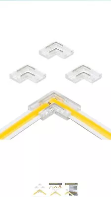 Armacost Lighting 2 Pin LED Strip Light COB Corner Connector (4 Pack) • $8.30