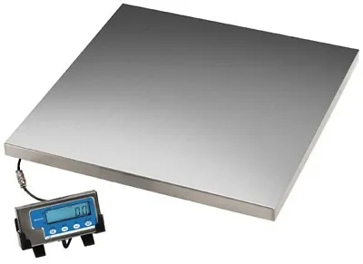 Brecknell WS300-55 Stainless Steel Platform Scales 300kg X 50g 550mm X 550mm • £249.95