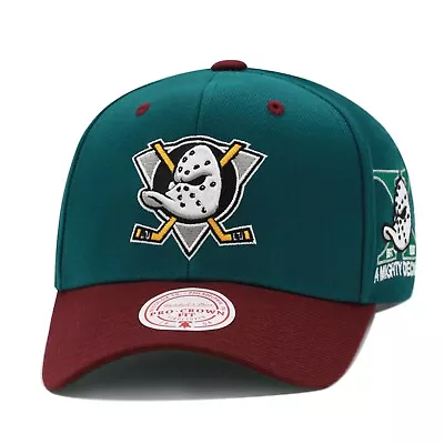 Mitchell & Ness Anaheim Mighty Ducks NHL Precurved Vintage Snapback Hat Cap • $36.90