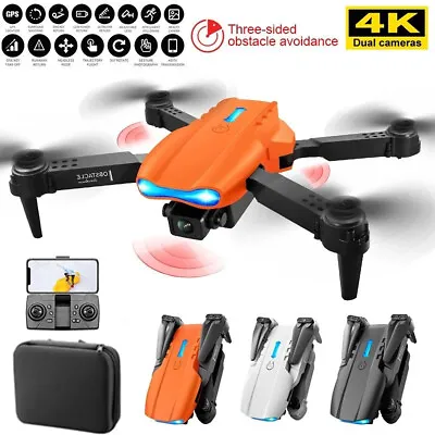 Drones Quadcopter 5G 4K GPS Drone X Pro With HD Dual Camera WiFi FPV Foldable RC • $24.52