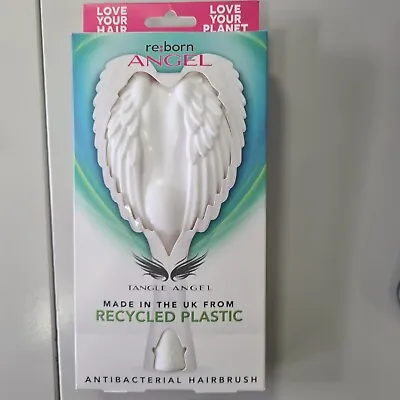 NEW Tangle Angel Re:Born Angel Detangling Hairbrush - White • £10