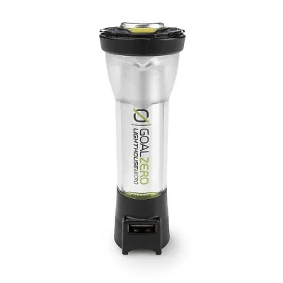 GOAL ZERO Lighthouse Micro Charge USB RECHARGEABLE LANTERN + FLASHLIGHT • £34.99