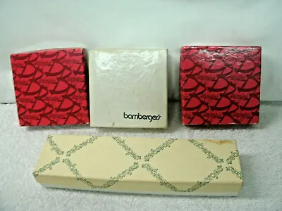 JEWELRY BOXES-Lot 85--Cardboard--Bamb/Macy's/Sterns/Lord-Taylor/Meyer Bros--VTG • $84.99