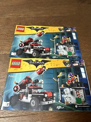 LEGO BATMAN MOVIE DC Harley Quinn Cannonball Attack 70921 • £18