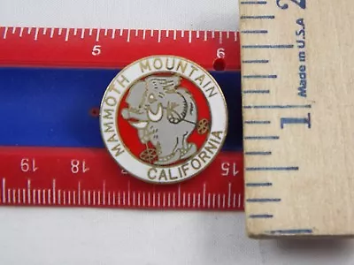 Mammoth ( Elephant ) Mountain California Lapel Pin • $9.99