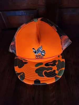 Hunting Otto Junior Covey Orange Snapback Mesh Hat Camo Quail One Size Safety • $16.99