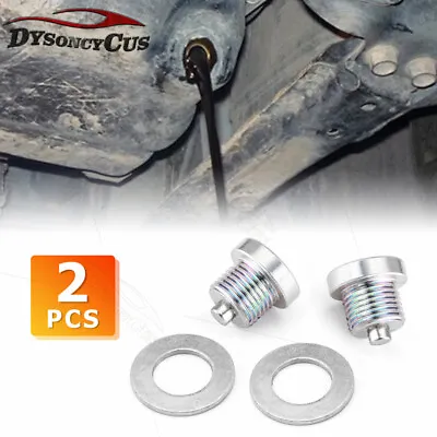 2PCS Magnetic Oil Drain Plug M16x1.5 For Subaru Crosstrek Forester Impreza BRZ • $8.49