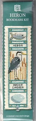 £6.50 • Buy Textile Heritage Counted Cross Stitch Bookmark Kit - Birds - Heron, Egg & Fish