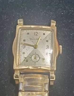 VINTAGE MENS 17J BULOVA 10BM Needs Work • $49.70