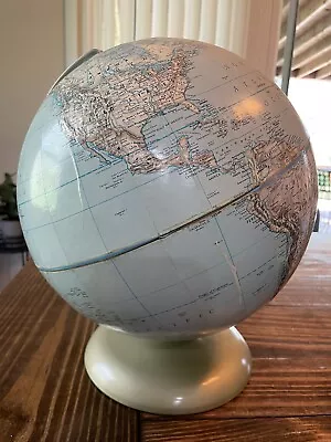 Rand McNally Globe Political Globe 12  Rotating Raised Relief • $25