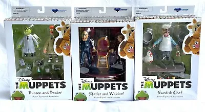 The Muppets Series 2 Swedish Chef Bunsen Beaker Statler Waldorf Disney Best Of • $119.99