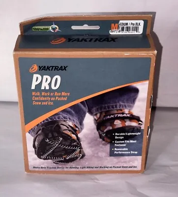 Yaktrax Pro Snow/Ice Creepers Traction Device For Running (M 9-11; W 10.5-12.5) • $29.99