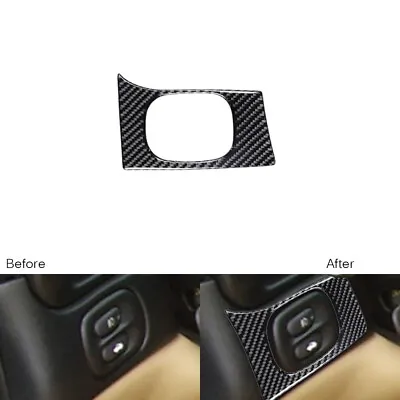 For Chevrolet Corvette C5 98-04 Carbon Fiber Headlight Switch Button Panel Cover • $12.59