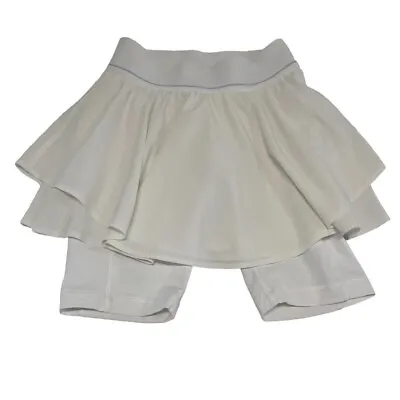 Lululemon Women's  Size 4 Court Rival High Rise Tennis Skirt Long White Skort • $31.49